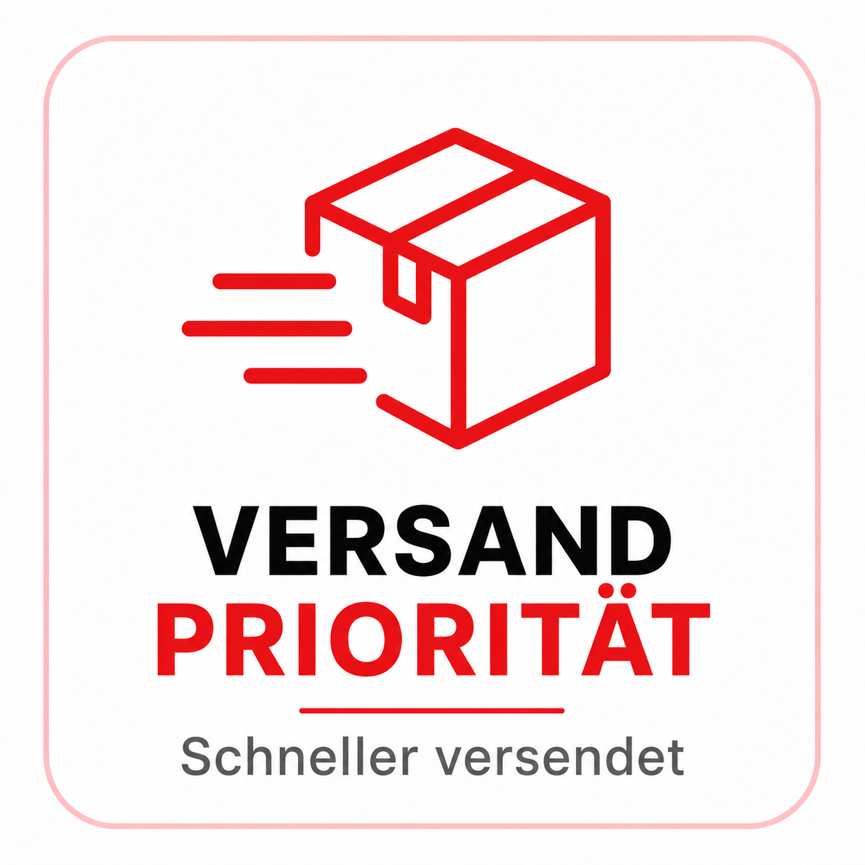 Versand Priorität